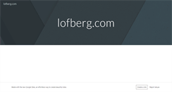Desktop Screenshot of lofberg.com